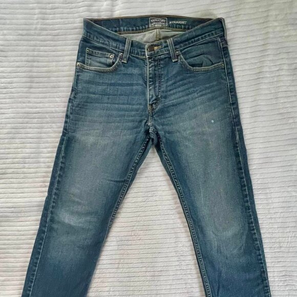 Men’s Size 29 X 30 Signature Gold Levi Strauss 5 Pocket, Straight Leg  Denim Jea - Picture 1 of 8